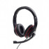 Headphones Gembird MHS-03-BKRD w/Mic Black