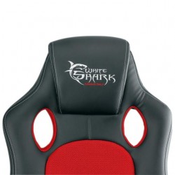 Gaming Chair White Shark Kings Throne Black/Red