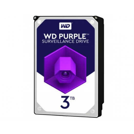 HDD 3.5" 3TB Western Digital SATA3 64MB WD30PURZ Purple Surveillance