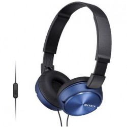 Headphones Sony MDR-ZX310APL w/Microphone Blue